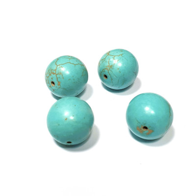 African jasper imitation turquoise bead 16mm
