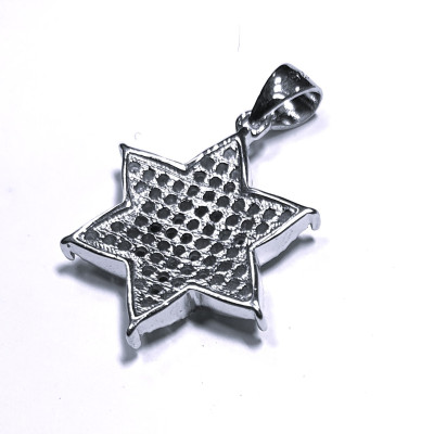 Přívěsek hvězdička se zirkony AG 925/1000