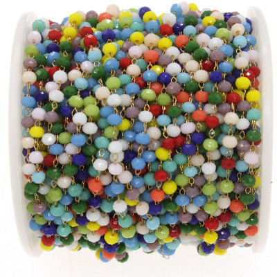 Řetízkovina s barevnými kuličkami