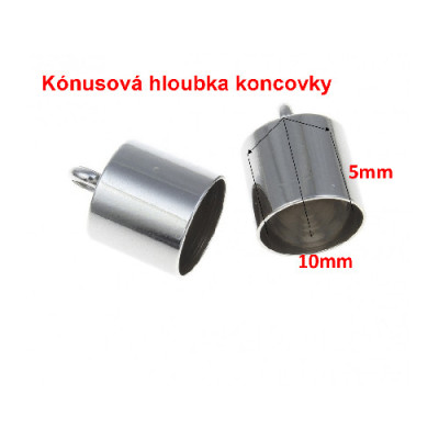 Smooth inner diameter 10mm made of surgical steel