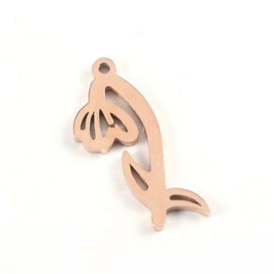 Pendant pale surgical steel in three color variants