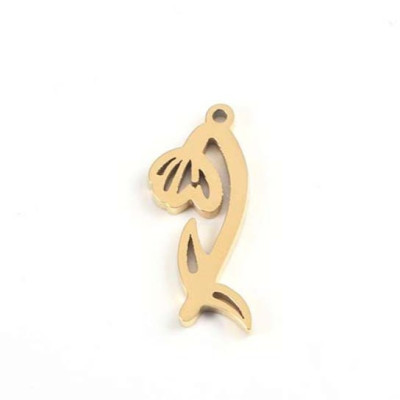 Pendant pale surgical steel in three color variants