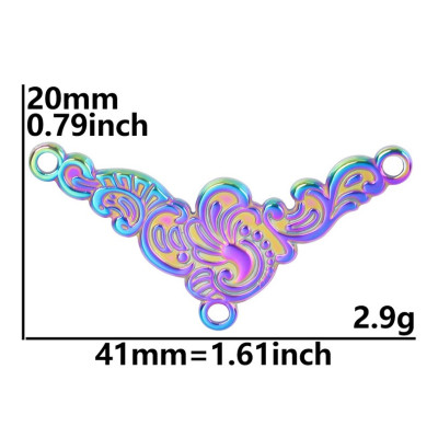 Konektor ramínko z chirurgické oceli tři barevné varianty