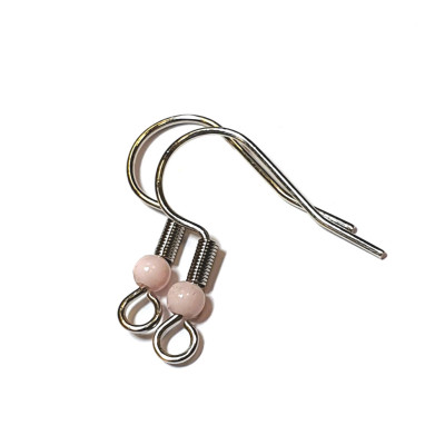 Afro hook with colored ball surgical steel