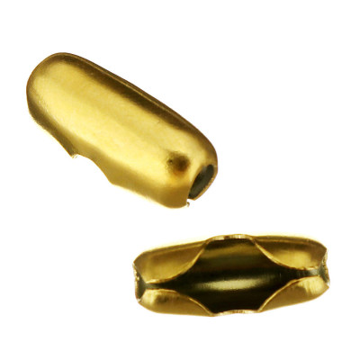 Spojovací díl pro kuličkovou řetízkovinu zámeček 5,5 x 2.5mm chirurgická ocel zlatá galvanizace