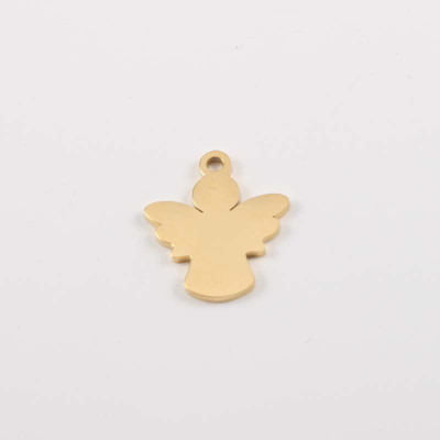 Angel pendant made of surgical steel, 3 color variants