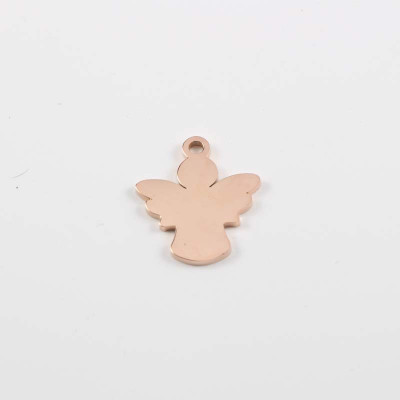 Angel pendant made of surgical steel, 3 color variants