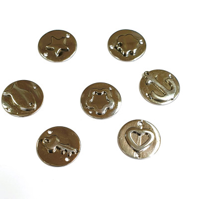 Connector Wheel with various motifs surgical steel