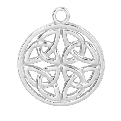 Pendant wheel with ornament 3 color variants surgical steel
