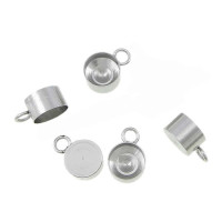 Pendant bowl 10 x 14 x 5,5mm in surgical steel