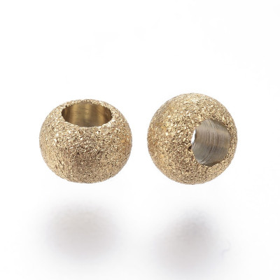 Diamond Surgical Steel Ball 4mm Rose Gold Surgical Steel Galvanized