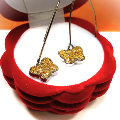 Surgical steel butterfly earrings