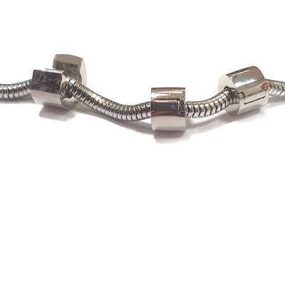 Smooth polished clip of surgical steel
