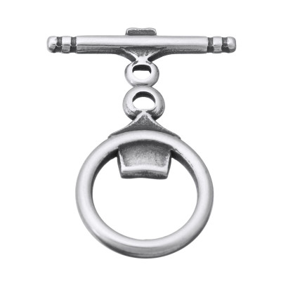 American fastening with a surgical steel flower