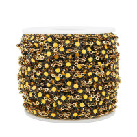 Chain fabric with flowers, a choice of 4 variants, surgical steel