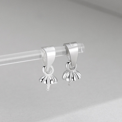 Hook for sticking pearls, 1pc, AG 925