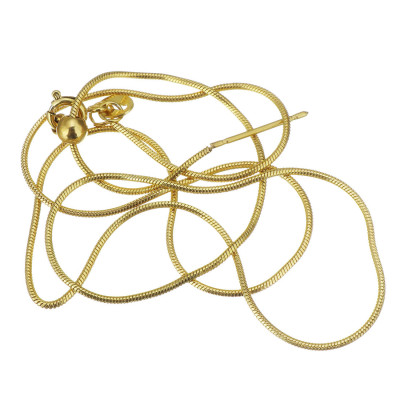 Hose chain with stopper closure, surgical steel