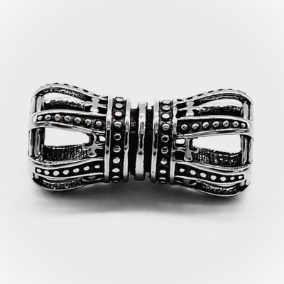 Bead tube made of surgical steel