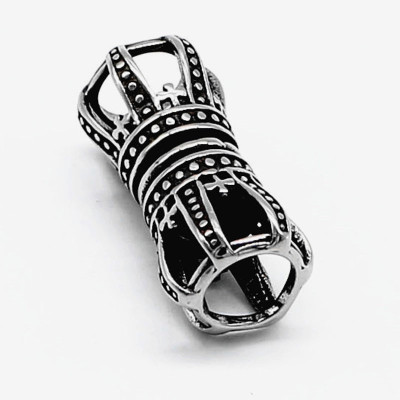 Bead tube made of surgical steel