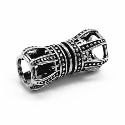 Bead tube made of surgical steel