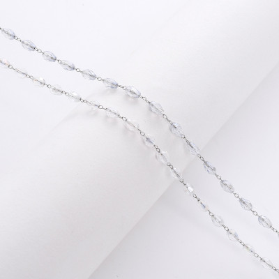 Chain with firecrackers, surgical steel, 2 color options