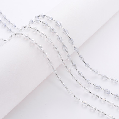 Chain with firecrackers, surgical steel, 2 color options