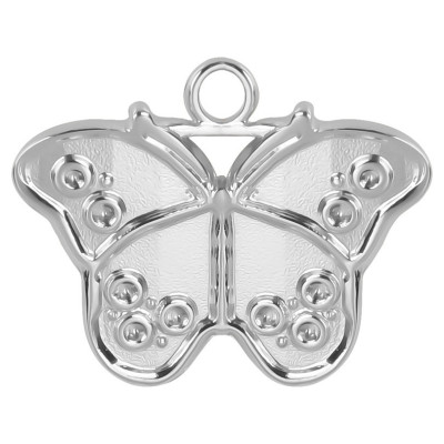 Butterfly pendant, 3-color variants, surgical steel