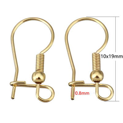 Shaped Hook earwire closable with stainless steel 304