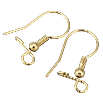 Shaped Afro hook, closable with surgical steel ball