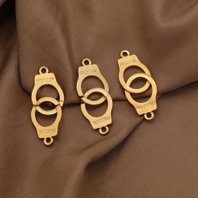 Claw connector, surgical steel, two color variants