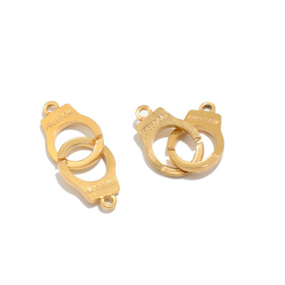 Claw connector, surgical steel, two color variants