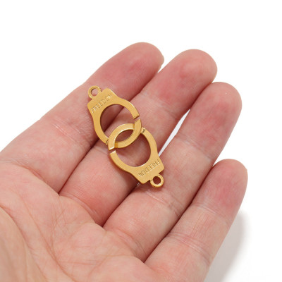 Claw connector, surgical steel, two color variants