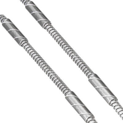 Tube with 2.5mm decorative tubes made of surgical steel