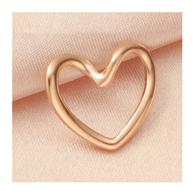 Přívěsek tvarované srdíčko 3 barevné varianty chirurgická ocel