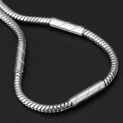 Tube with 2.5mm decorative tubes made of surgical steel