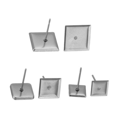 Puset square 7mm made of surgical steel