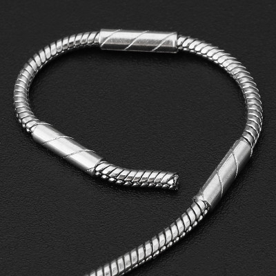 Tube with 2.5mm decorative tubes made of surgical steel
