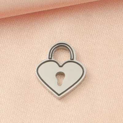 Surgical steel lock pendant