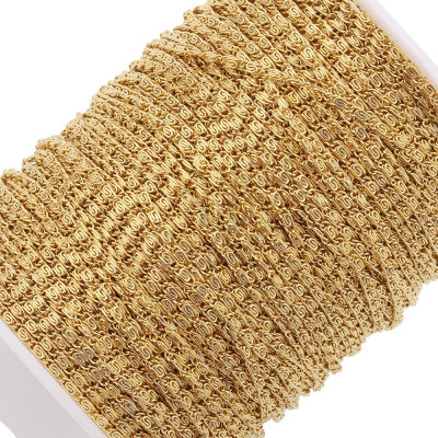 Delicate spiral link chain made of stainless steel 304
