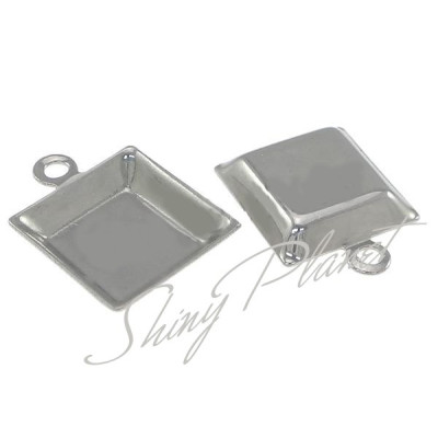 Bed square 8 x 8mm made of surgical steel