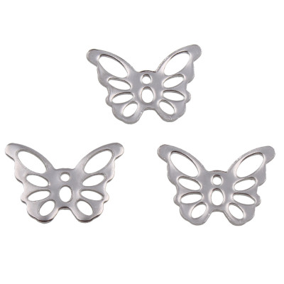 Surgical steel cut-through bow tie connector