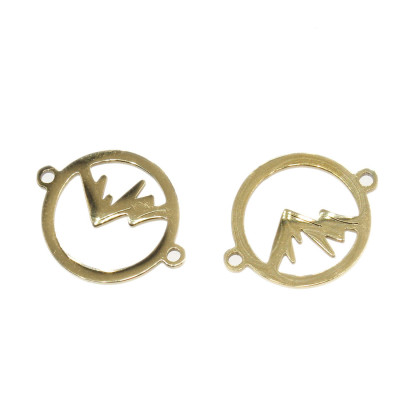 Connector wheel with mounts surgical steel two variants