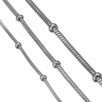 Hadinka 1,4mm z ozdobným kroužkem z chirurgické oceli
Na kartě - Cerifikáty ke stažení je k dispozici nový protokol o zkoušce 
 bez galvanizace /vzorek 1/
zlatá galvanizace /vzorek 2/
