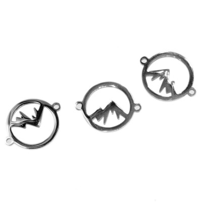 Connector wheel with mounts surgical steel two variants