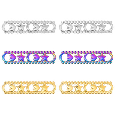 Konektor velká destička se symboly chirurgická ocel 3 varianty