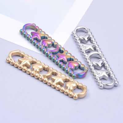 Connector large plate with symbols surgical steel 3 variants