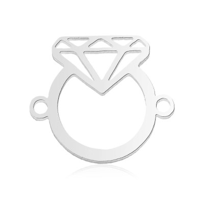 Connector ring surgical steel