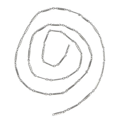 Connector chain 9 x 2mm made of surgical steel