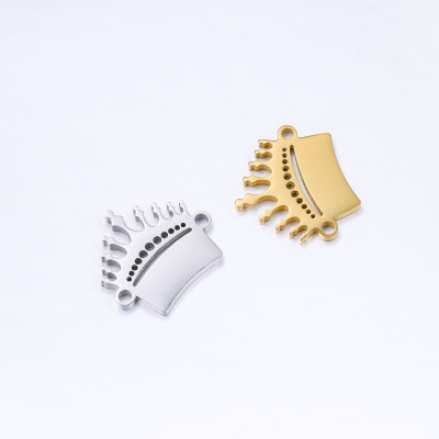 Connector CROWN OF BEAUTY surgical steel