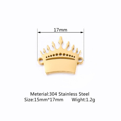Connector CROWN OF BEAUTY surgical steel
